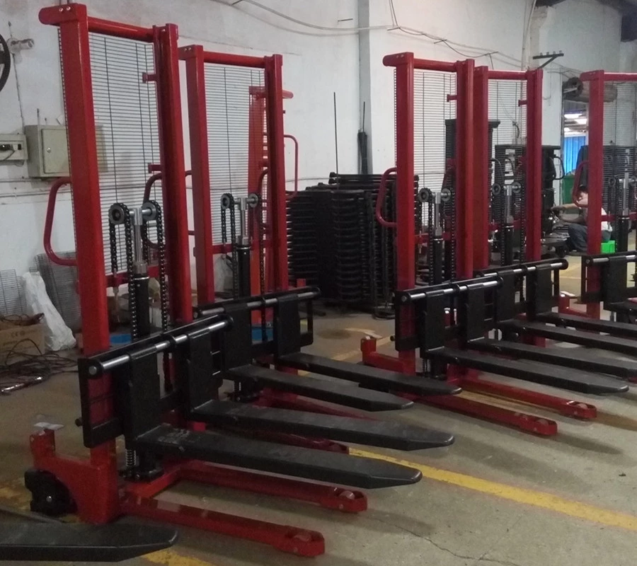 1.5tons 2tons 1.6meters height manual hand powered forklift for sale